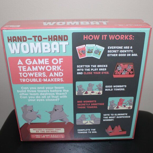 3/$77❤️new sealed HAND-TO-HAND WOMBAT game Exploding Kittens party fun teamwork - Picture 6 of 16